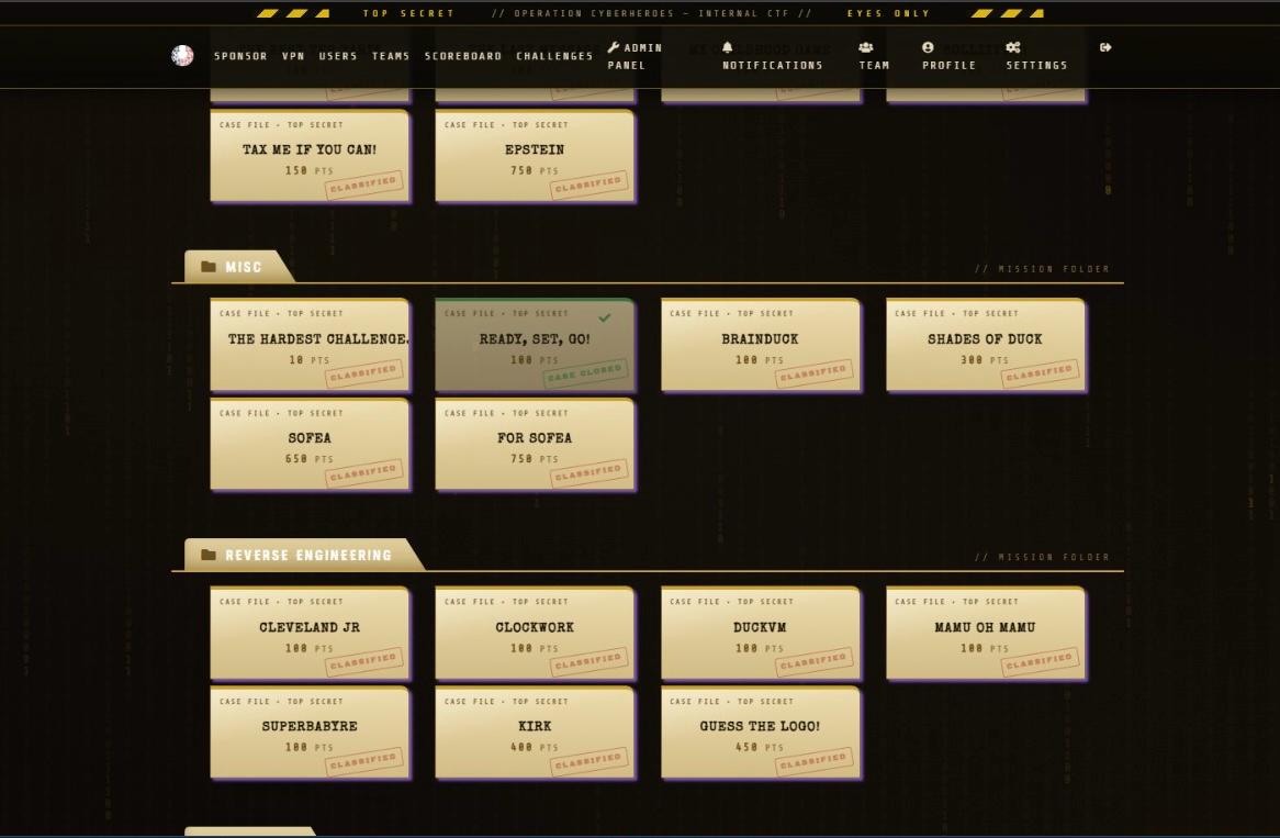 OPUCC26 challenge creation and live operations screenshot, image 5 of 6