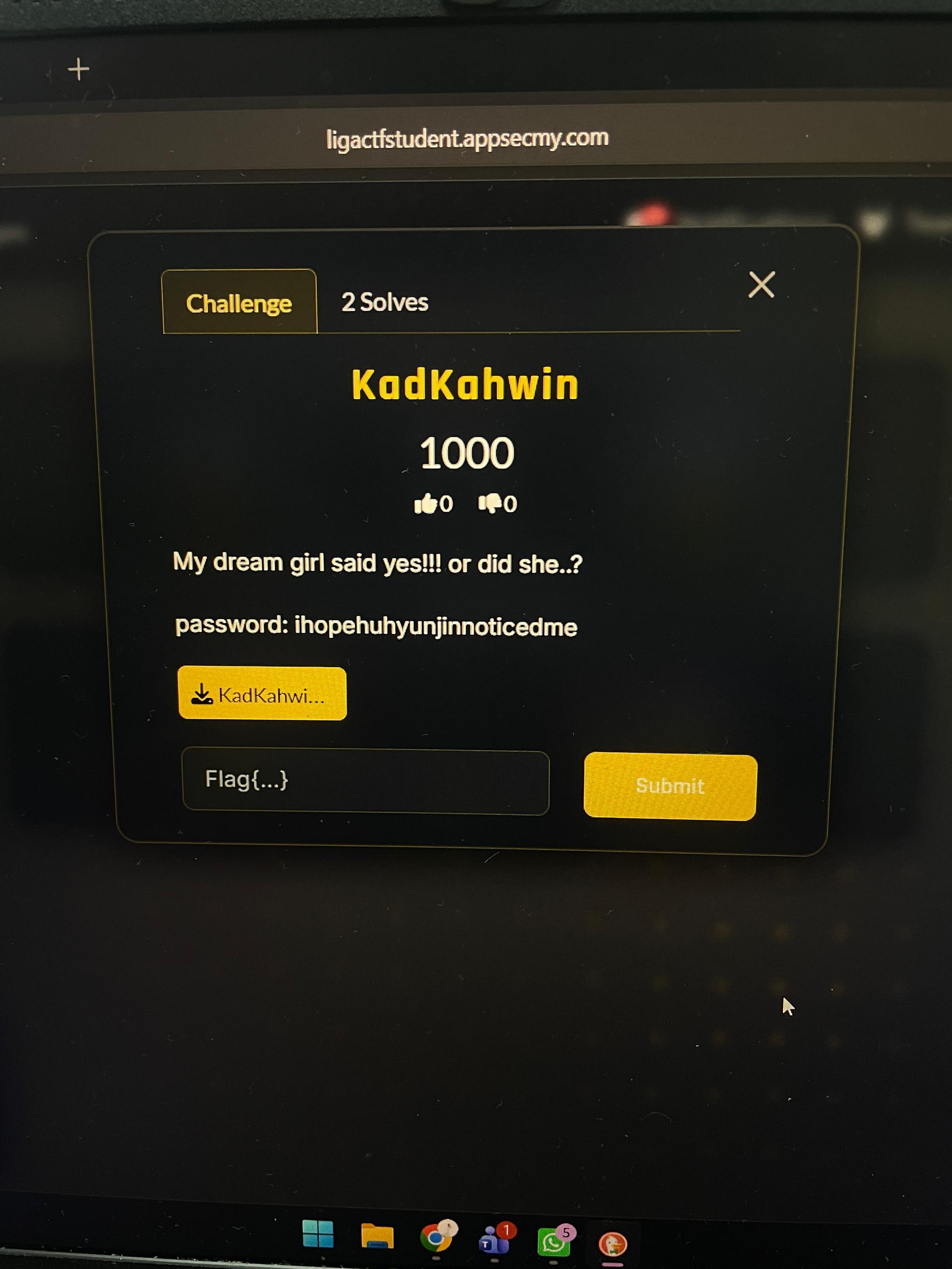 OWASP Liga CTF challenge creation record, image 4 of 4