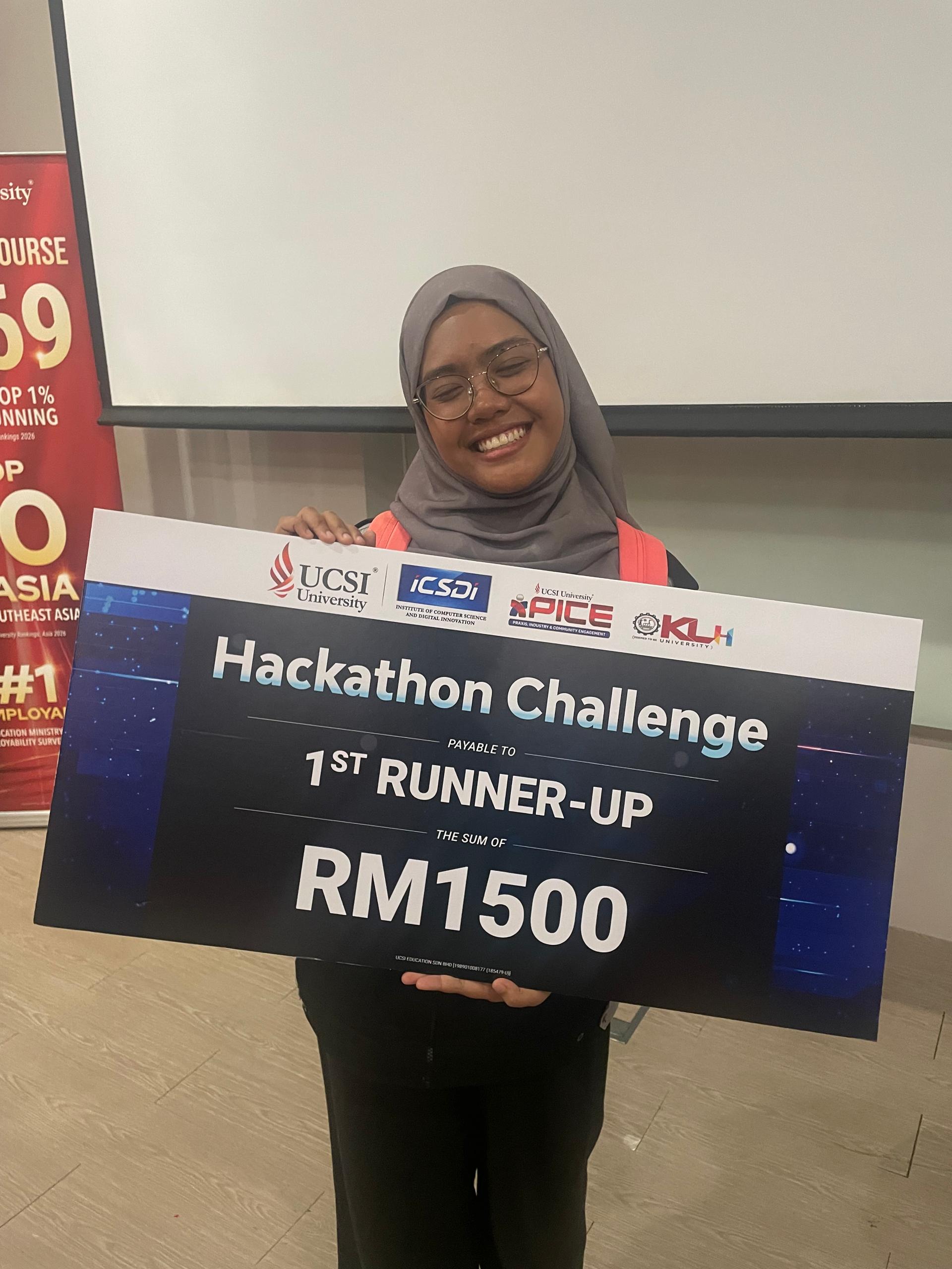 UCSI CTF 2025 first runner-up team photo, image 3 of 5