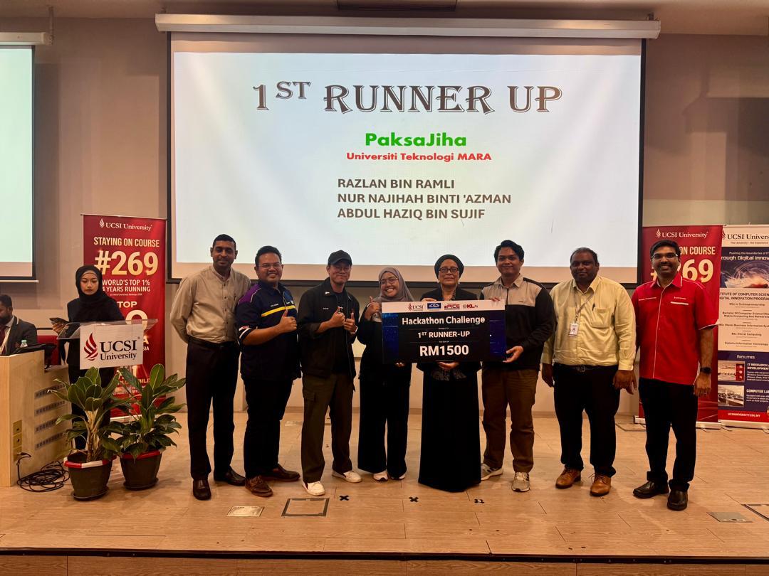 UCSI CTF 2025 first runner-up team photo, image 5 of 5