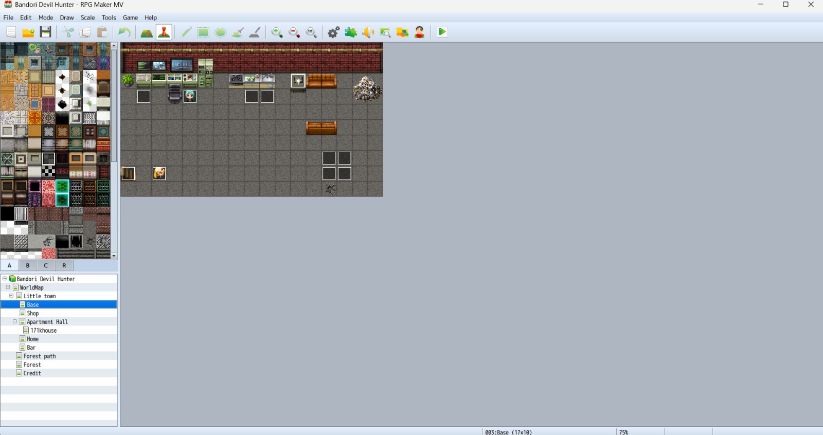 RPG Maker MV cybersecurity challenge development screenshot, image 2 of 8