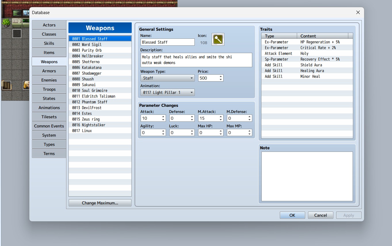 RPG Maker MV cybersecurity challenge development screenshot, image 4 of 8